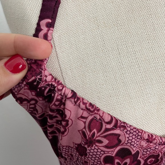 Y2K Forever 21 Dress Women S Midi Fairy Garden Party Coquette Halter Bodycon - Picture 4 of 8